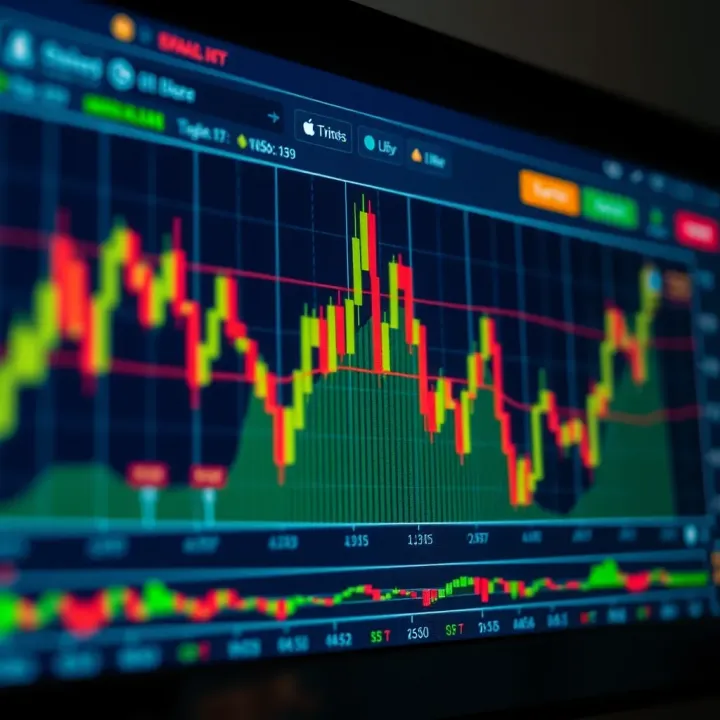 Graph displaying key indicators used to identify high-potential stocks for swing trading in the South African market