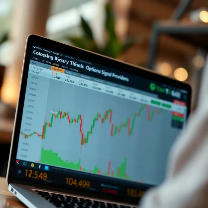 Choosing Reliable Binary Options Signal Providers Chart showing key factors to consider for selecting reliable binary options signal providers in South Africa