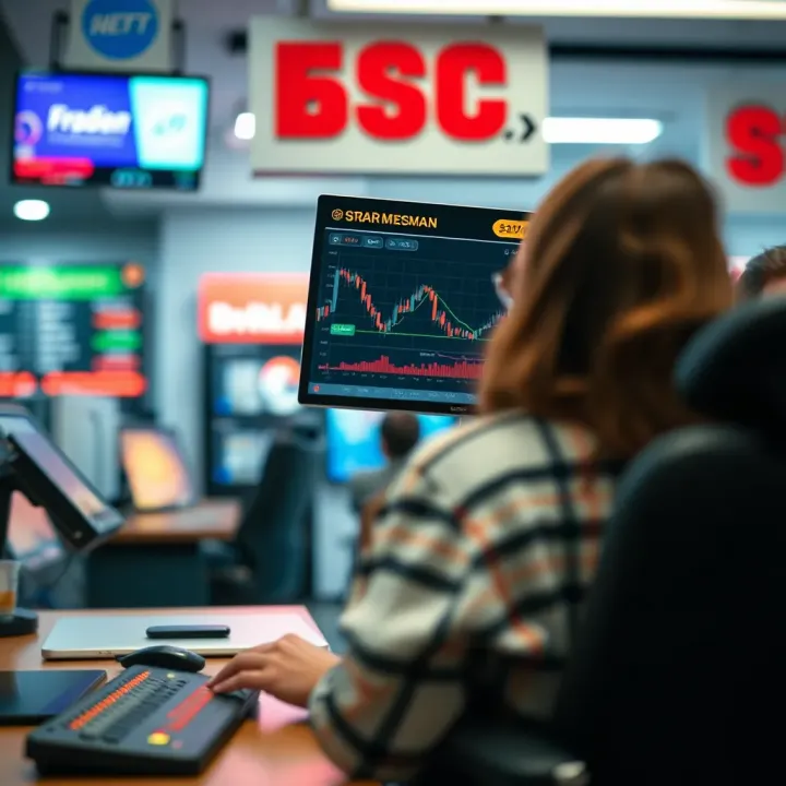 Visualizing Common Binary Option Scam Tactics Illustration of deceptive financial offers symbolizing binary option scams