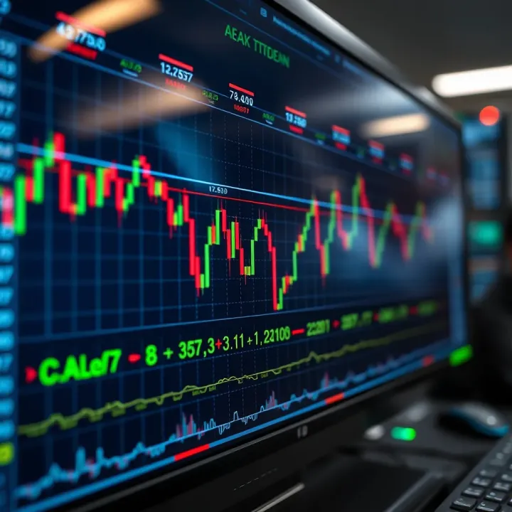 Automated Trading Algorithms in Binary Options Algorithmic chart displaying automated binary options trades based on market signals