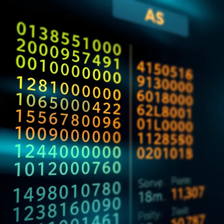 Conversion Example from Binary to Decimal Diagram demonstrating the conversion of a binary numeral into its decimal equivalent with calculations