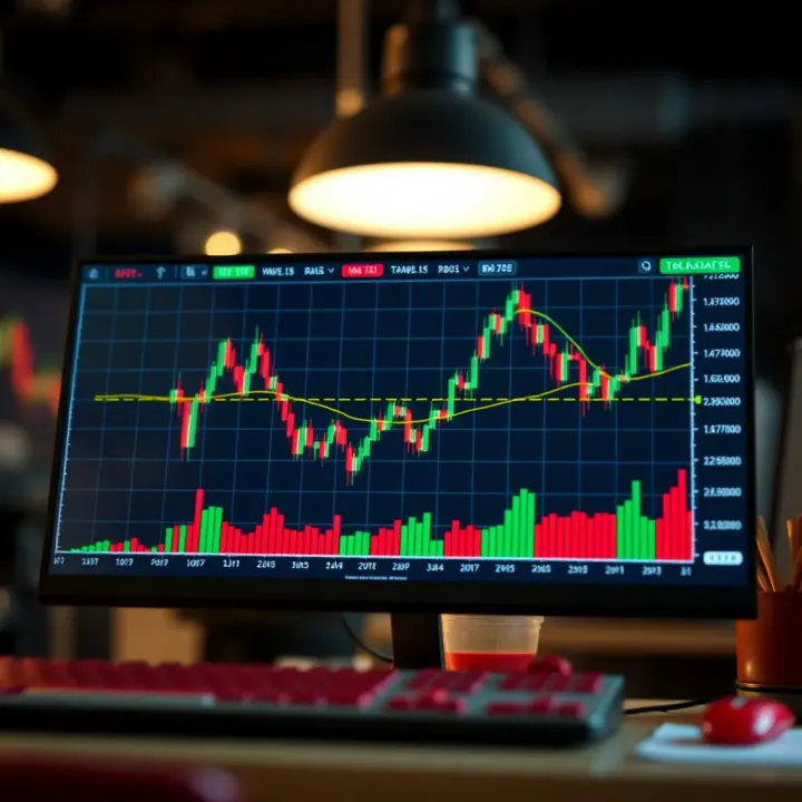 Common Chart Patterns in Technical Analysis Illustration showing common chart patterns like head and shoulders and double top to explain technical analysis in trading