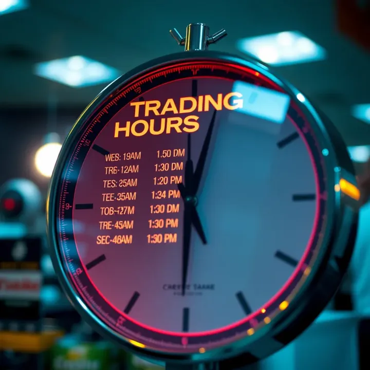 Trading Hours and Holiday Schedule at Cresta Game Store Clock displaying the trading hours schedule of Cresta Game Store with emphasis on holiday timing variations