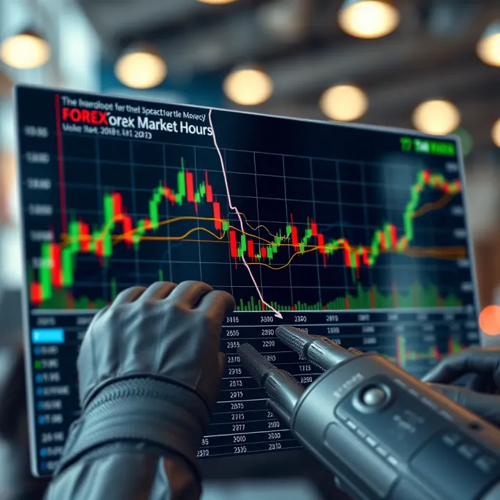 Impact of Overlapping Forex Market Hours on Trading Activity Chart showing overlapping forex market hours and their impact on trading volume