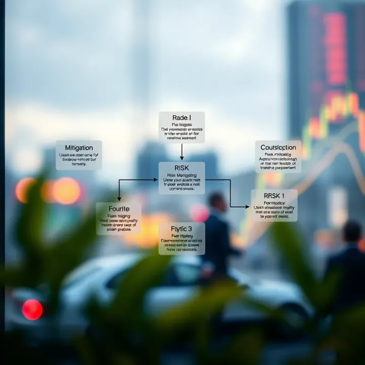 Mitigation, Monitoring, and Communication in Risk Management Flowchart illustrating risk mitigation, monitoring, and communication strategies within organizations