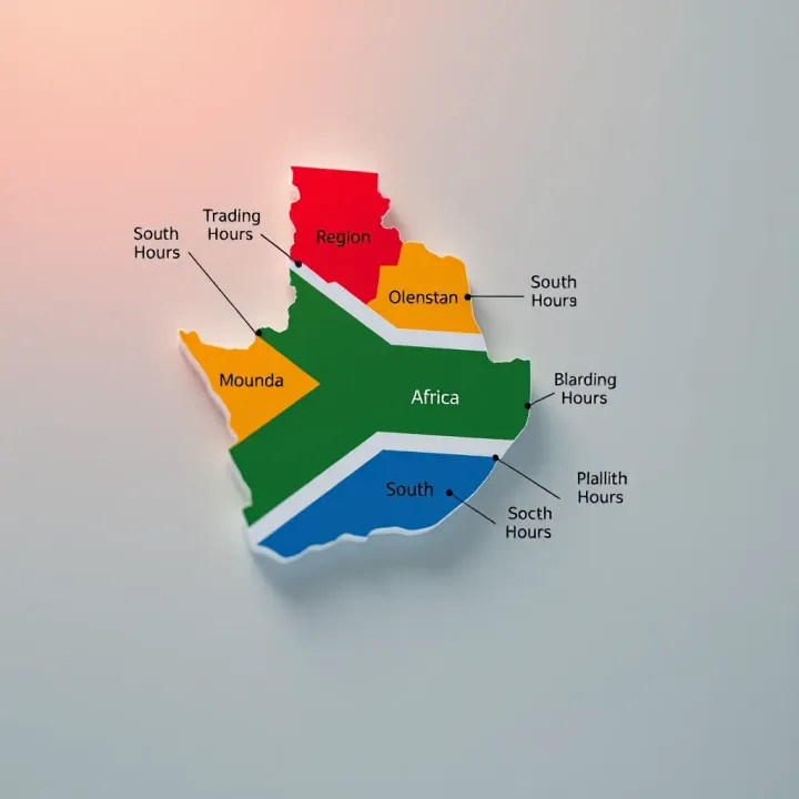Regional Differences in Game Trading Hours Across South Africa Map of South Africa showing regions with different game trading hours indicated by color codes