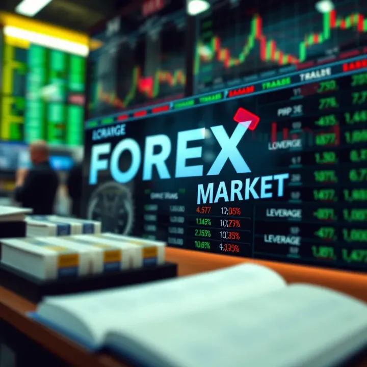 Essential Forex Market Terms Explained Visual representation of essential forex market jargon including pips, spreads, and leverage