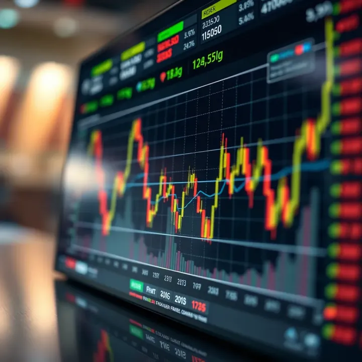 Chart illustrating major currency pairs' performance alongside risk management strategies and technical analysis insights