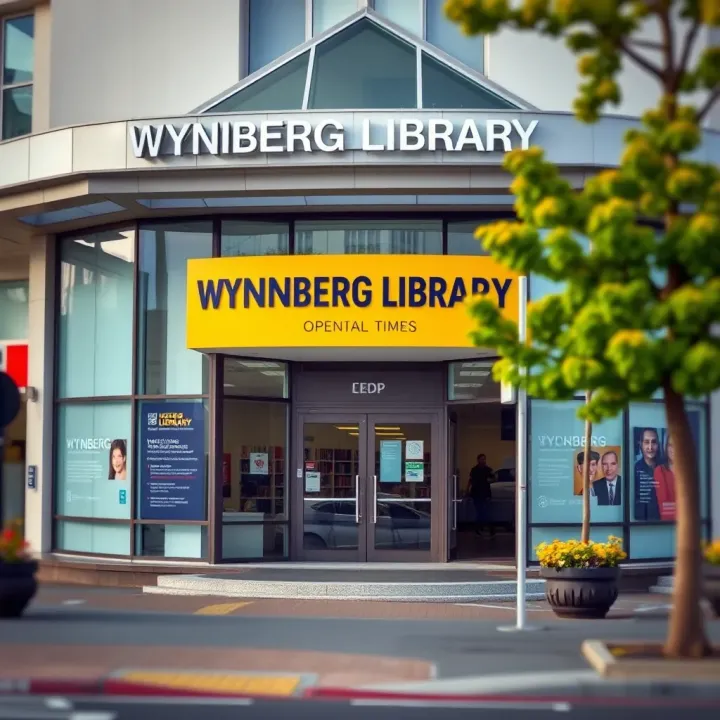 Wynberg Library Exterior and Opening Times Exterior view of Wynberg Library building with clear signage